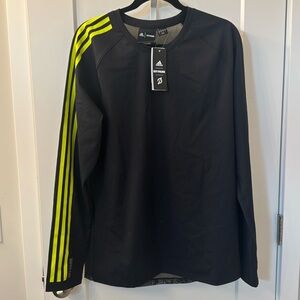 Adidas x Ivy Park x Peloton active shirt. Black/shock lime accent. Men’s large